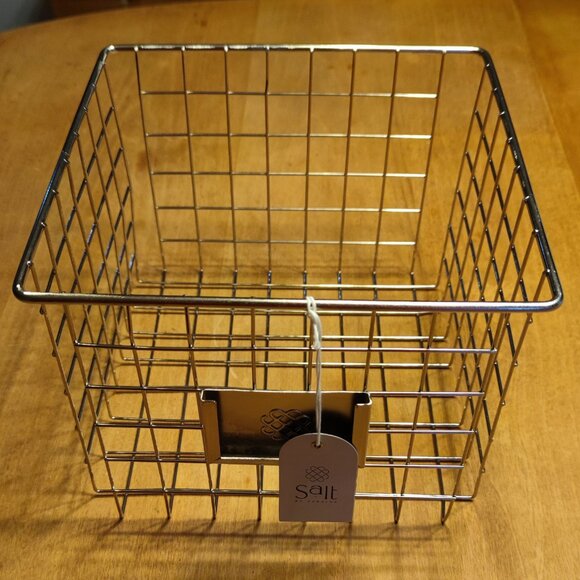 Salt By Sabrina London Storage Polished Nickel Baskets 3 Piece Set - Picture 7 of 10